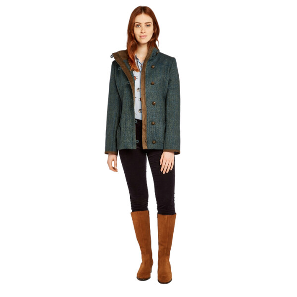 Dubarry of Ireland Veste en tweed Bracken 89 Mist, taille 38