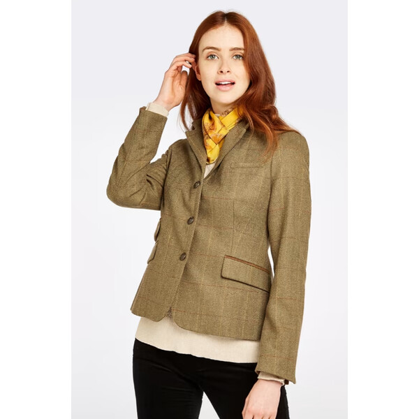 Dubarry of Ireland Veste en tweed Buttercup Elm, taille 40