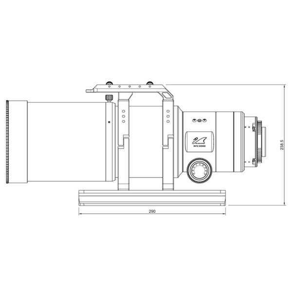 Lunette apochromatique William Optics AP 108/518 UltraCat WIFD