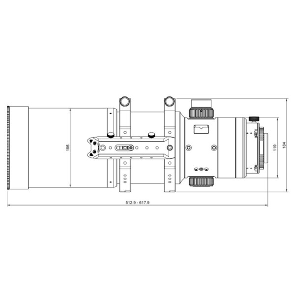Lunette apochromatique William Optics AP 108/518 UltraCat WIFD