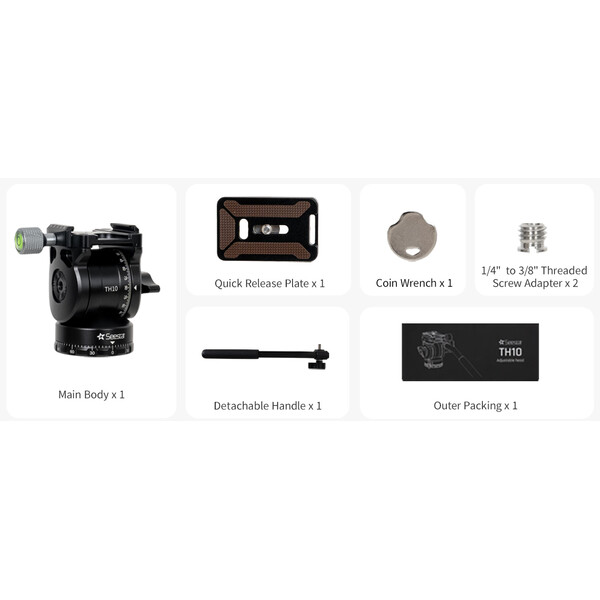 Tête vidéo ZWO TH10 Seestar Smart Telescope