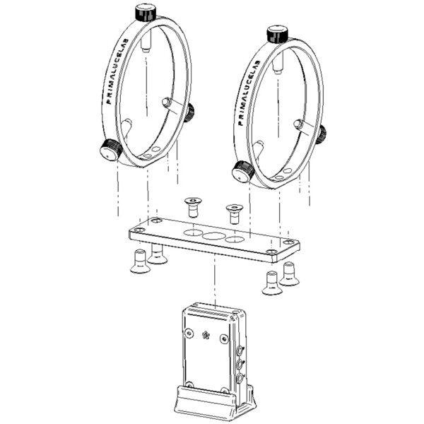 PrimaLuceLab Platine de montage pour ECCO
