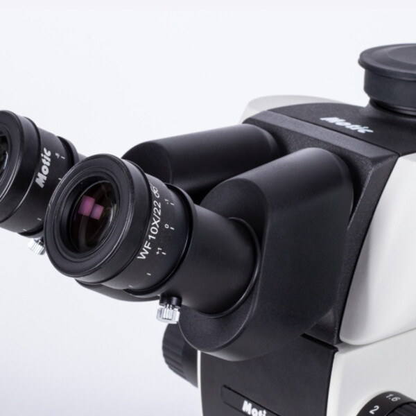 Motic Microscope stéréo zoom SM7TR-P A1X, trino, 8-56X, wd 90 mm, 7:1