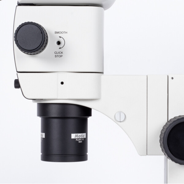 Motic Microscope stéréo zoom SM7TR-P APO1X, trino, 8-56X, WD 81 mm, 7:1