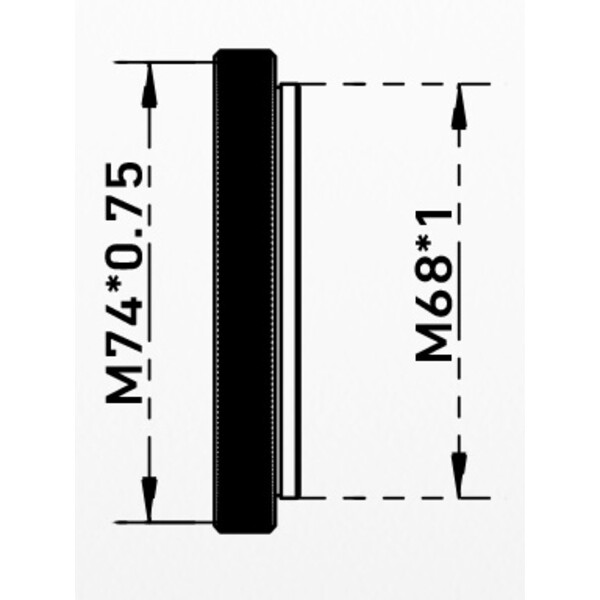 Adapter iOptron M74 / M68