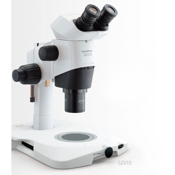 Microscope stéréo zoom Evident Olympus SZX10, bino, 10:1, 6,3-63x, 81 mm, SZX2-ILLTQ LED