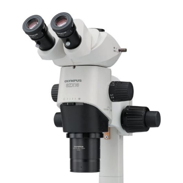 Microscope stéréo zoom Evident Olympus SZX16, trino, 16,4:1, 7-115x, 60 mm, SZX2-ILLTQ LED
