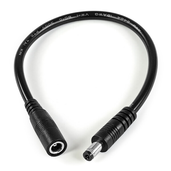 Câble Omegon Adaptateur 5,5-2,5 (femelle, broches) - 5,5-2,1 (mâle)