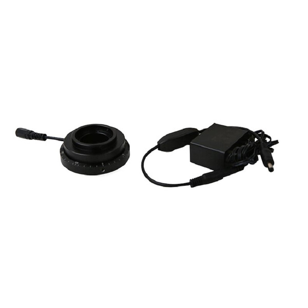 Microscope ToupTek Kit d'objectifs zoom TZM0880D, zoom 0,8-8x, 1x monture c-mount, avec éclairage annulaire de polarisation inclus
