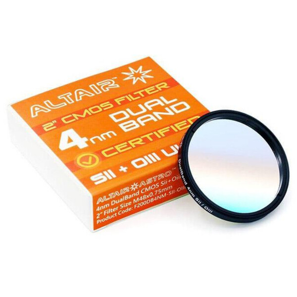 Filtre Altair Astro SII OIII DualBand ULTRA 4nm 2"