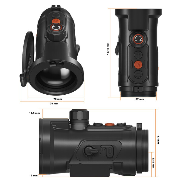 Caméra à imagerie thermique ThermTec Hunt Pro 650L LRF