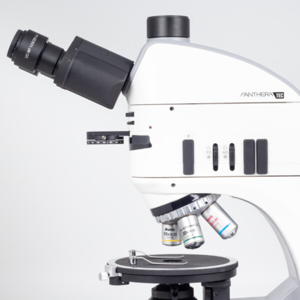Motic Microscope Panthera TEC POL Epi, trinoculaire, INFINITY, plan, achromatique, 50x-400x, 10x/20 mm, halogène/LED