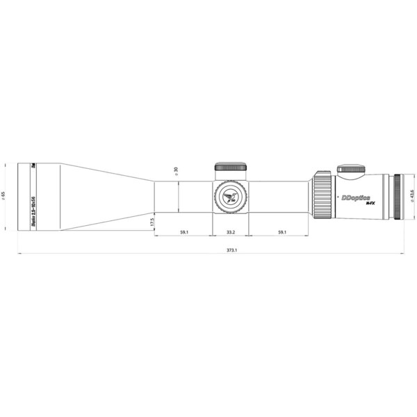 Lunette de tir DDoptics Nighteagle NFX V4 2,5-10x56