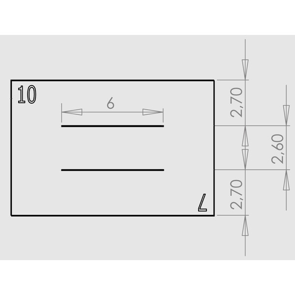 Shelyak Sol'Ex / SUNSCAN 2-position slit 7  10 µm (GEN2)