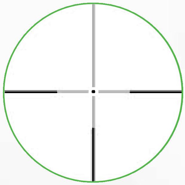 Lunette de visée Vixen 1.5-4.5x24, réticule V4 Dot, éclairé