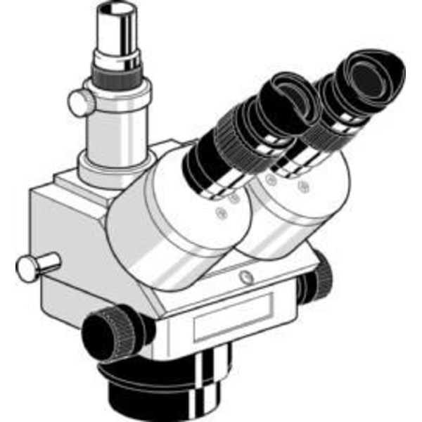 Microscope stéréo modulaire Euromex Tête zoom ZE.1654-D, trinoculaire