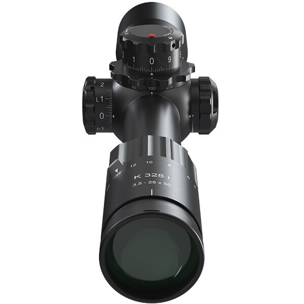Lunette de tir Kahles K328i 3,5-28x50, SKMR+, ccw, links, Refined