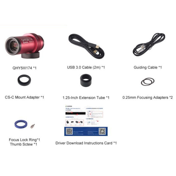 Caméra QHY 5III 174M Mono