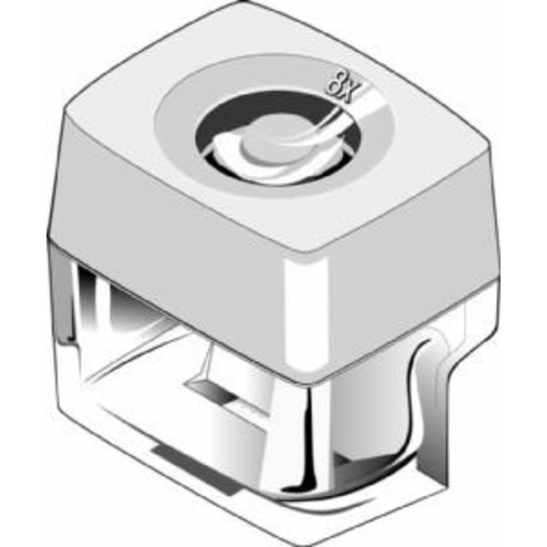 Euromex Micro-projets loupe 8x, 10 mm/100 parties