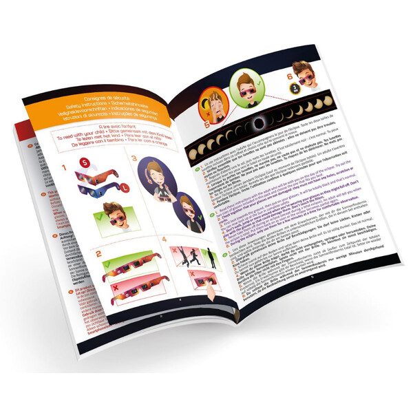 Lunettes pour éclipse solaire Buki Family Pack