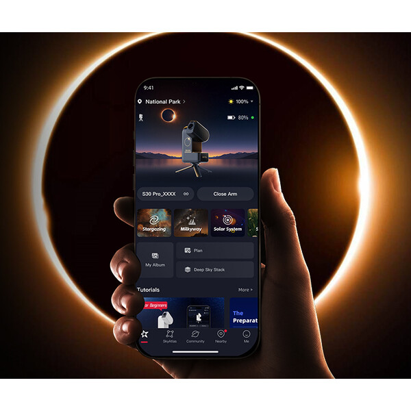Smart Telescope ZWO AP 30/160 Seestar S30 Pro Total Solar Eclipse Edition
