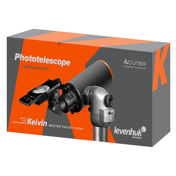 Télescope Maksutov Levenhuk MC 90/1170 MAK90 AZ GOTO Wi-Fi