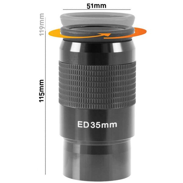 Oculaire PARACOR UFL 35 mm 2"