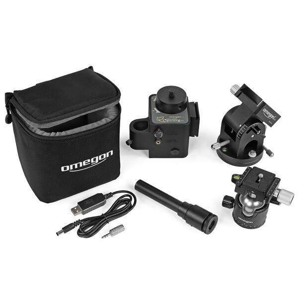 Monture Omegon Kit Segugio Tracker avec rotule, table équatoriale Deluxe et viseur polaire