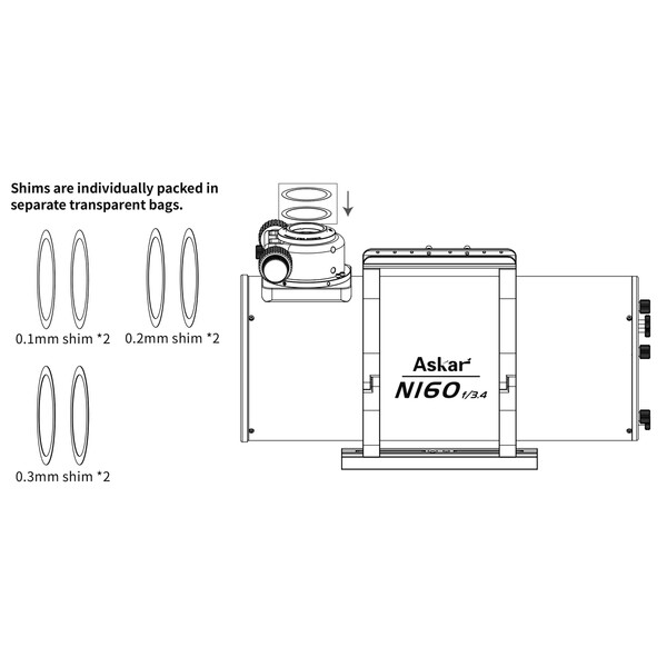 Télescope Askar N 160/576 N160 Astrograph