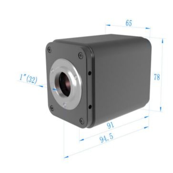 ToupTek Caméra ToupCam X5FCAM4K8MPA 4K, autofocus, couleur, CMOS, 1\1,8", 2 µm, 60 images par seconde, 8 MP, HDMI, USB 3.0