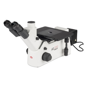 Microscope inversé Motic AE2000 MET, trino, 50x-500x, LM, Darkfield, 100W