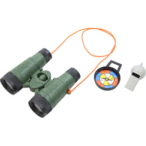 Kit découverte avec jumelles, boussole et sifflet