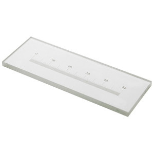 Micromètre pour objets Euromex Lame micrométrique AE.1112, 50 mm divisée en 500 divisions