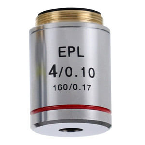 Objectif Euromex IS.7104, 4x/0.10, wd 15,2 mm, EPL, E-plan (iScope)