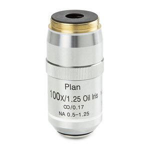 Objectif Euromex DX.7200-I, 100x/1,25, wd 0,2 mm, plan infinity, iris diaphragm,  oil, S (DelphiX)