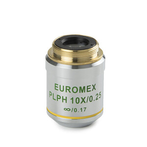 Objectif Euromex AE.3126, 10x/0.25, w.d. 12,1 mm, PLPH IOS infinity, plan, phase (Oxion)