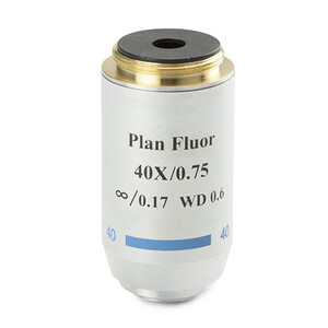 Objectif Euromex 86.556, S40x/0,70, w.d. 0,42 mm, PL-FL IOS , plan, fluarex (Oxion)