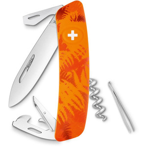 Couteaux SWIZA Couteau de poche suisse C03 FILIX Camo Farn Orange