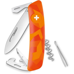 Couteaux SWIZA Couteau de poche suisse C03 LUECO Camo Urban Orange