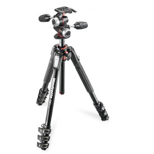 Trépied en aluminium Manfrotto MK190XPRO4-3W avec inclinaison à 3 voies