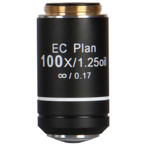 Objectif Motic EC PL, CCIS, plan, achro, 100x/1.2, S, Oil w.d. 0.15mm