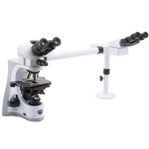 Microscope Optika B-510-2, diskussion, trino, 2-head, IOS W-PLAN, 40x-1000x, EU