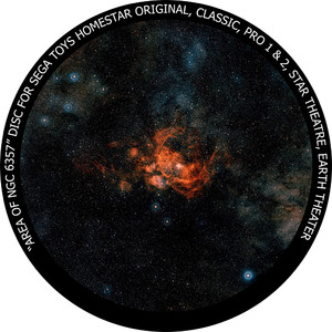 Redmark Diapositive pour le planétarium Sega Homestar - nébuleuse NGC 6357