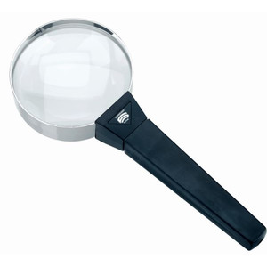 Schweizer Loupe à main Basic-Line FORTE, 10D/3,5x/Ø75mm, biconvexe