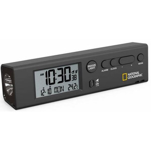 Horloge National Geographic World Time Clock with Temperature and Flashlight