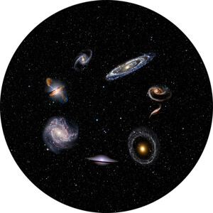 Redmark Diapositive pour les panétariums Bresser et NG - galaxies