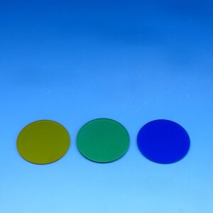 ZEISS Jeu de filtres colorés, bleu, vert, jaune, d = 45x1,5 (Primo)