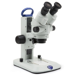 Optika Microscope stéréoscopique SLX-2, Lumière incidente et transmise, Zoom, 7-45x, LED, binoculaire