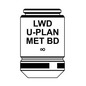 Objectif Optika IOS LWD U-PLAN MET BD objective 100x/0.8, M-1098