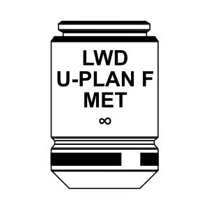 Objectif Optika IOS LWD U-PLAN F MET objective 20x/0.50, M-1173